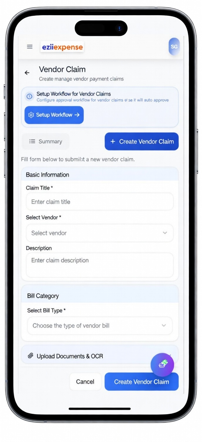 EZII Expense – Mobile: submit for approval