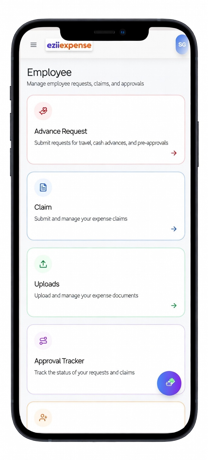 EZII Expense – Mobile: pay and post to Tally